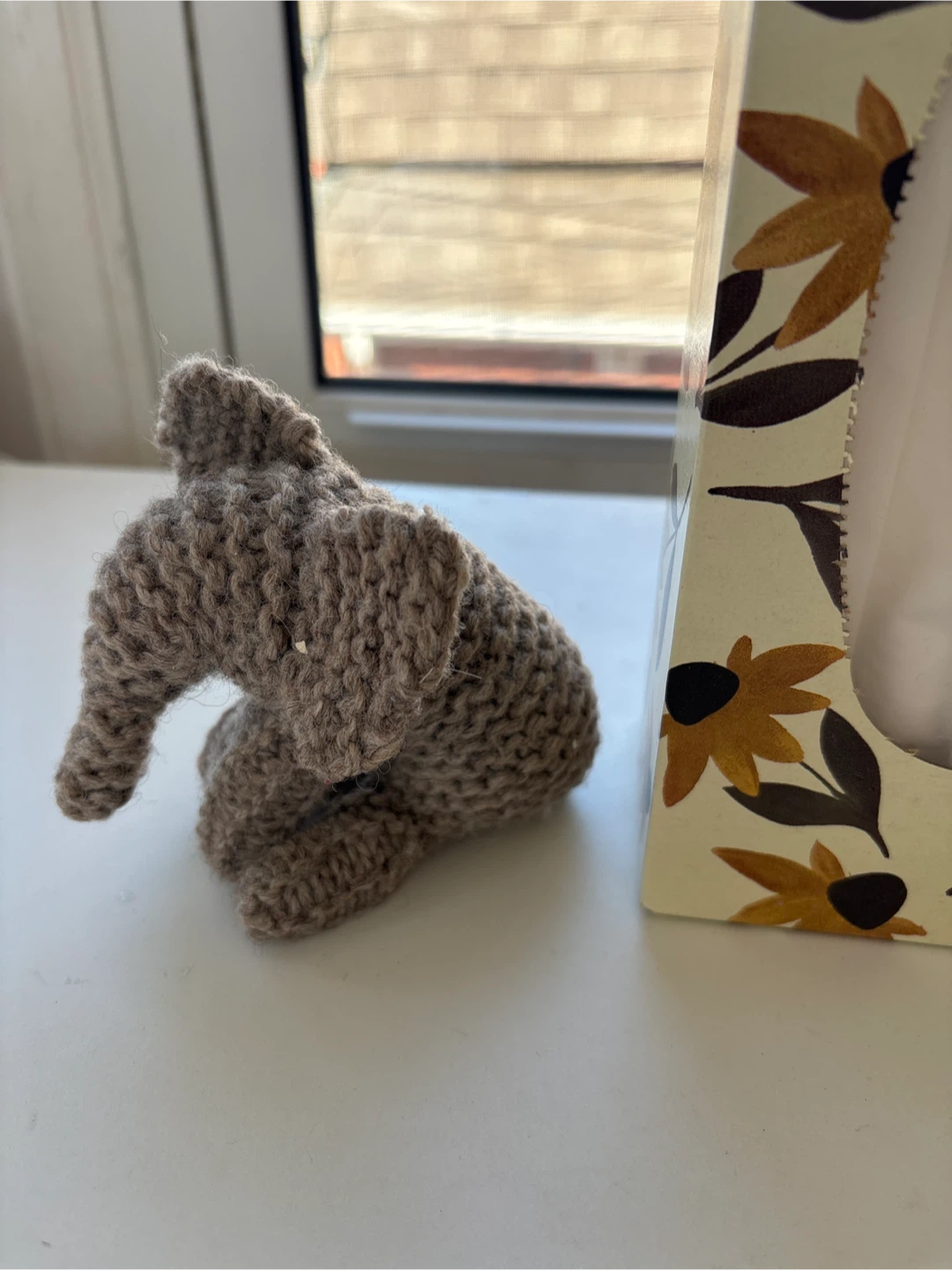 Hand-knitted Elephant Decor - photo 3
