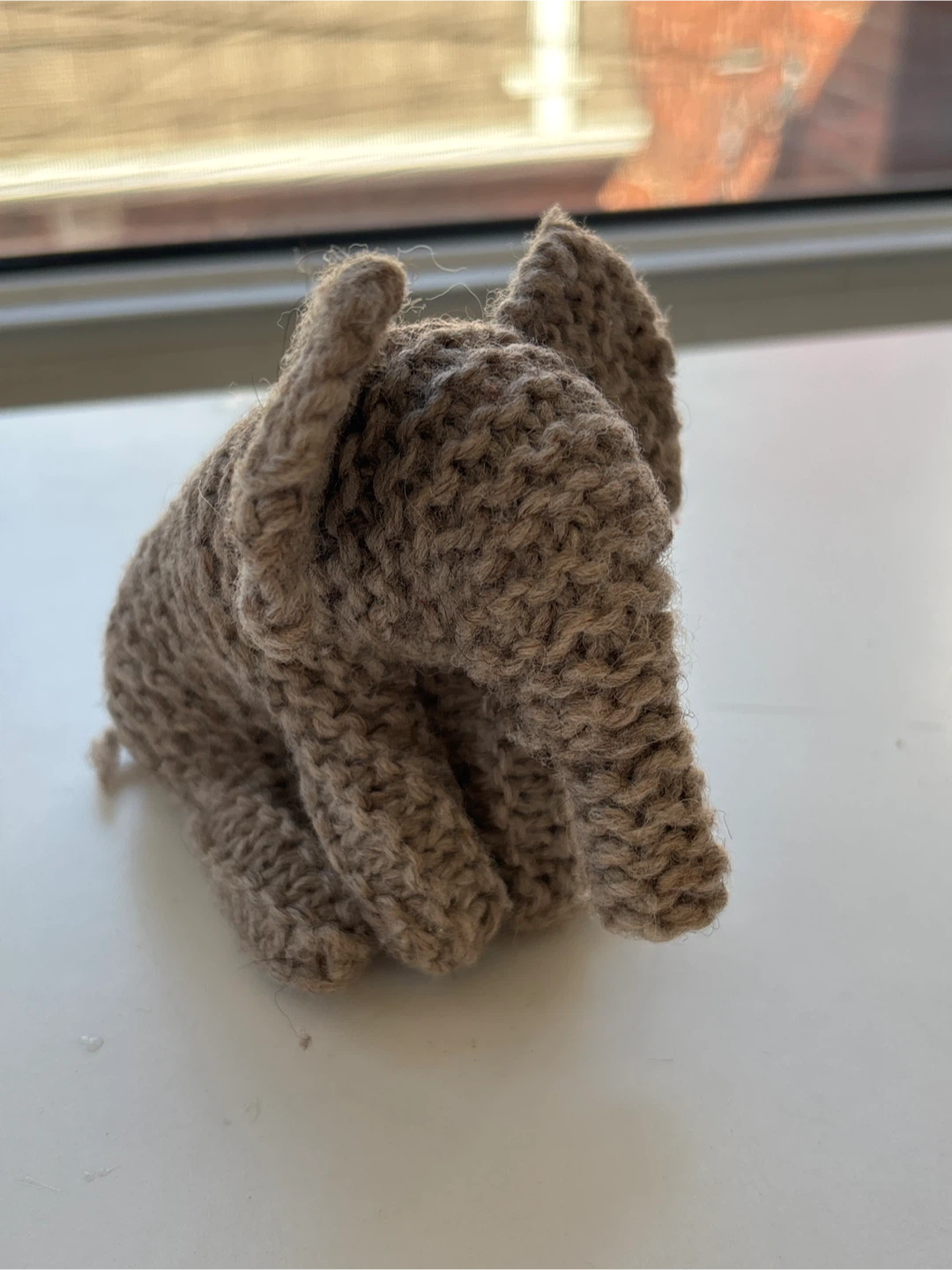 Hand-knitted Elephant Decor