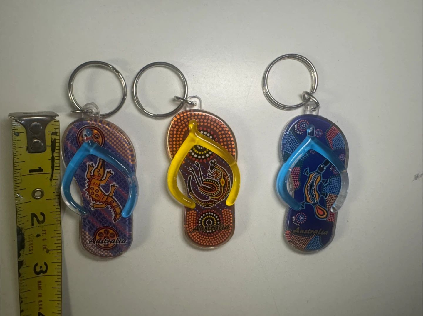Australia Flip Flop Keychains