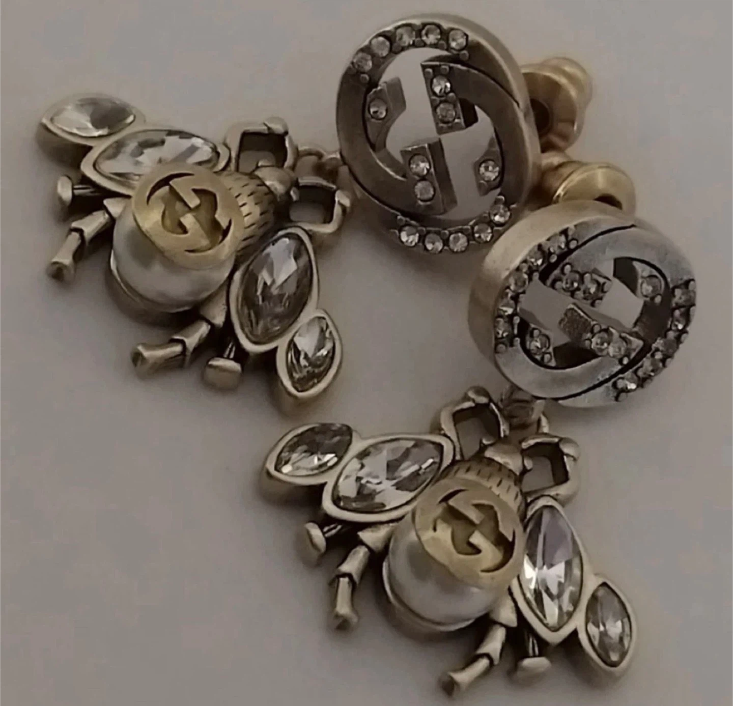Gucci Bee Earrings with Crystals - photo 2