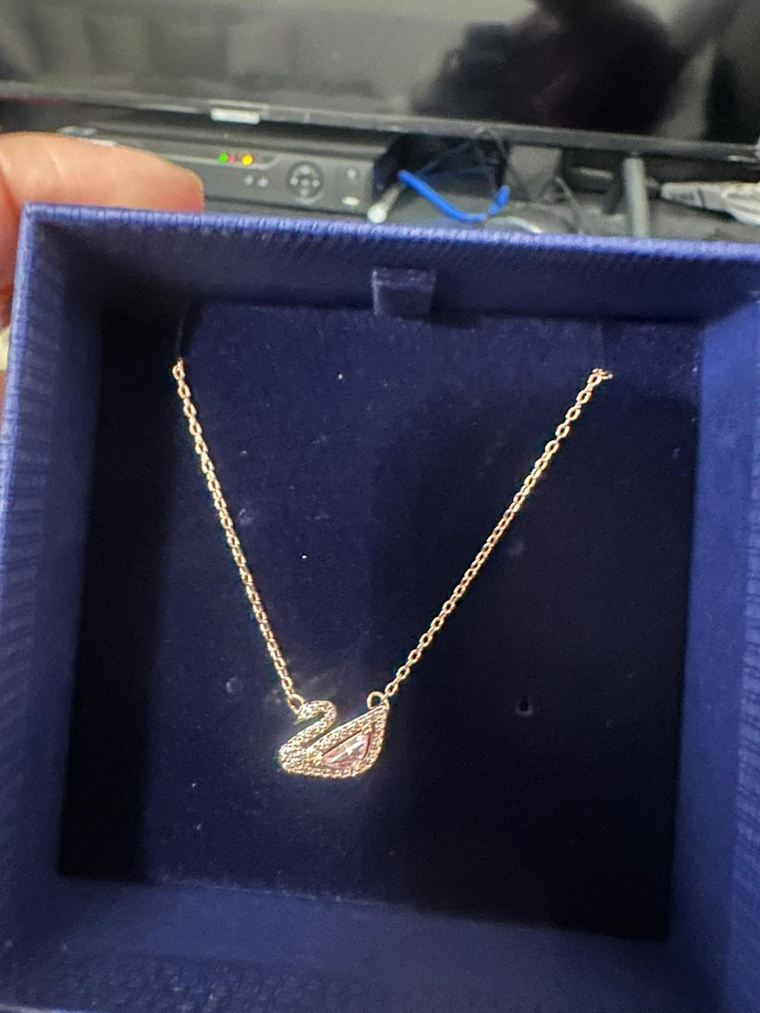 Swarovski Swan Necklace