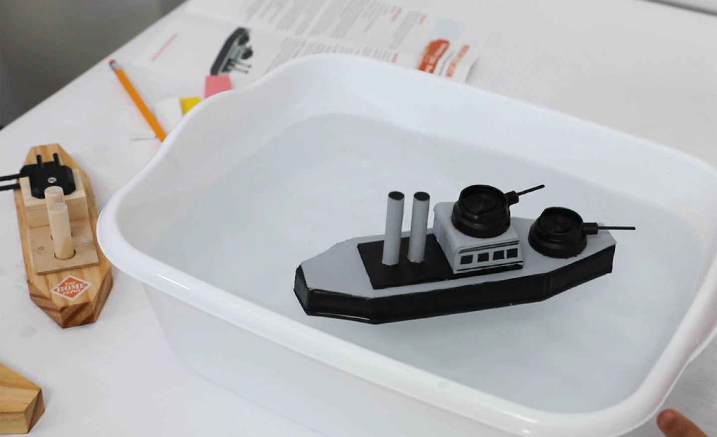The Home Depot DIY Battleship Model Kit