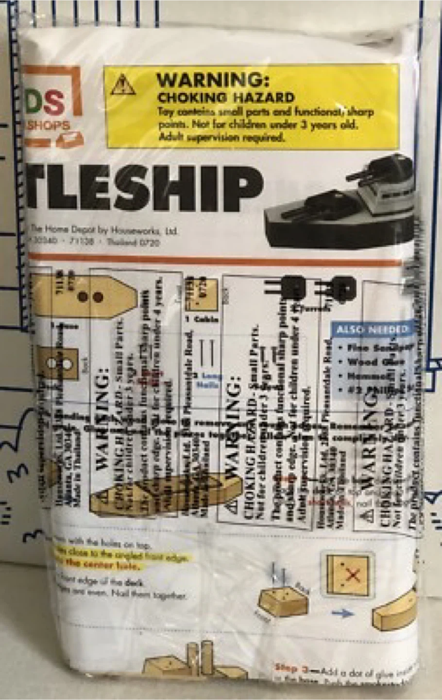 The Home Depot DIY Battleship Model Kit - photo 2