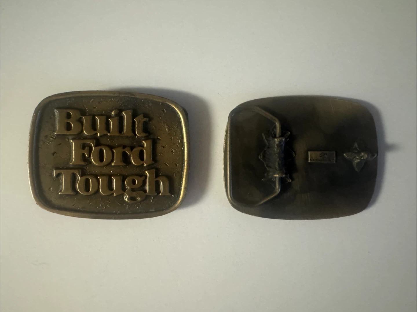 Ford Built Tough & C'est Ford, c'est fort! Belt Buckles