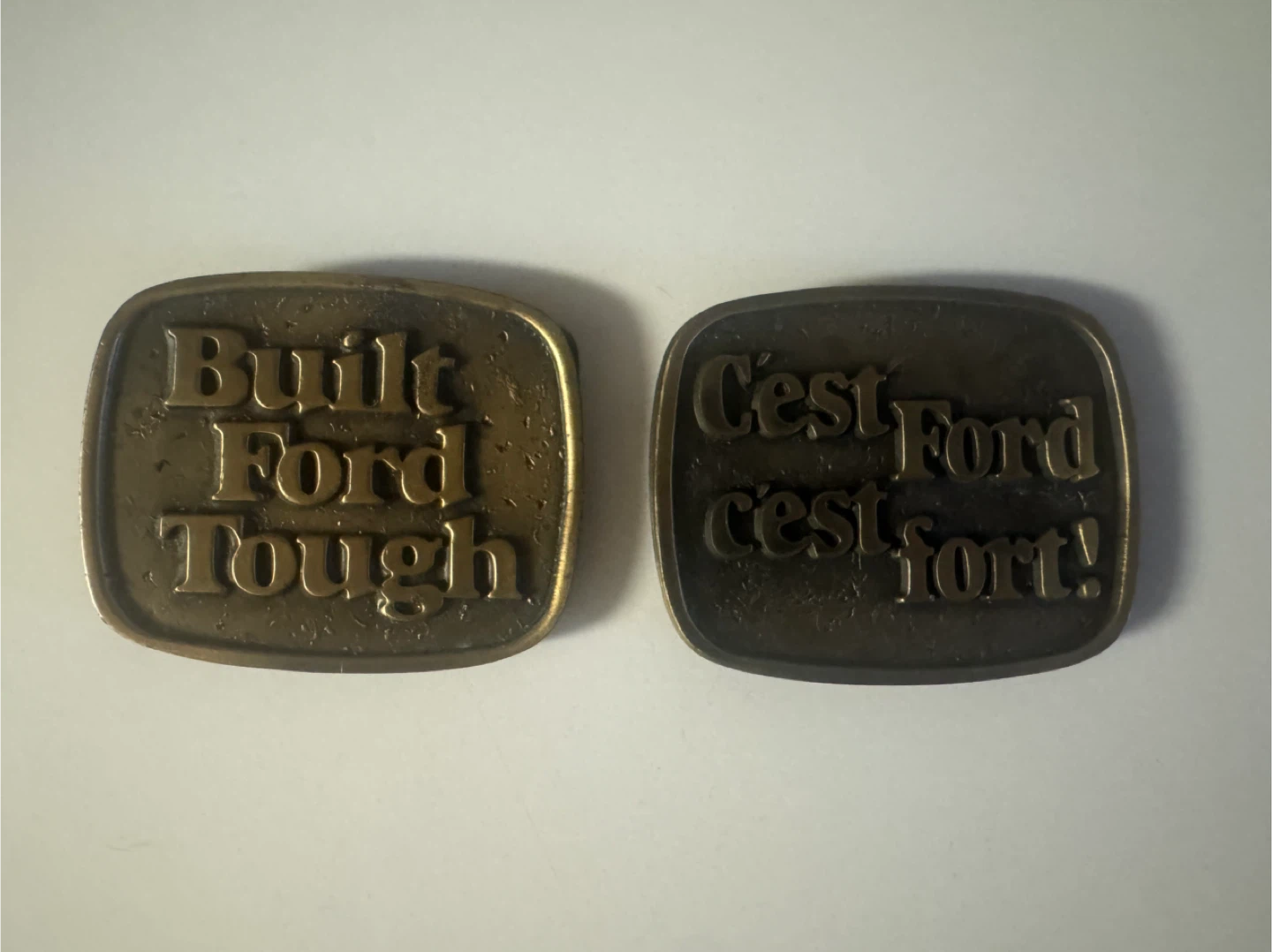 Ford Built Tough & C'est Ford, c'est fort! Belt Buckles - photo 2