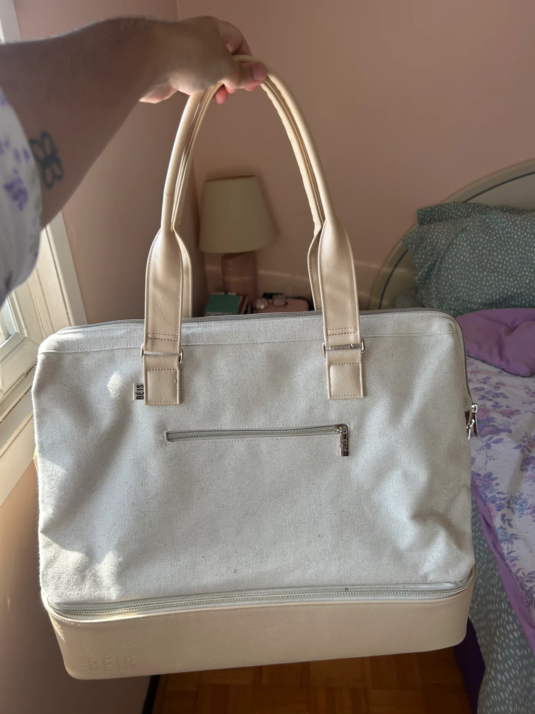 BEIS The Weekender Bag in Beige BNWT - photo 3