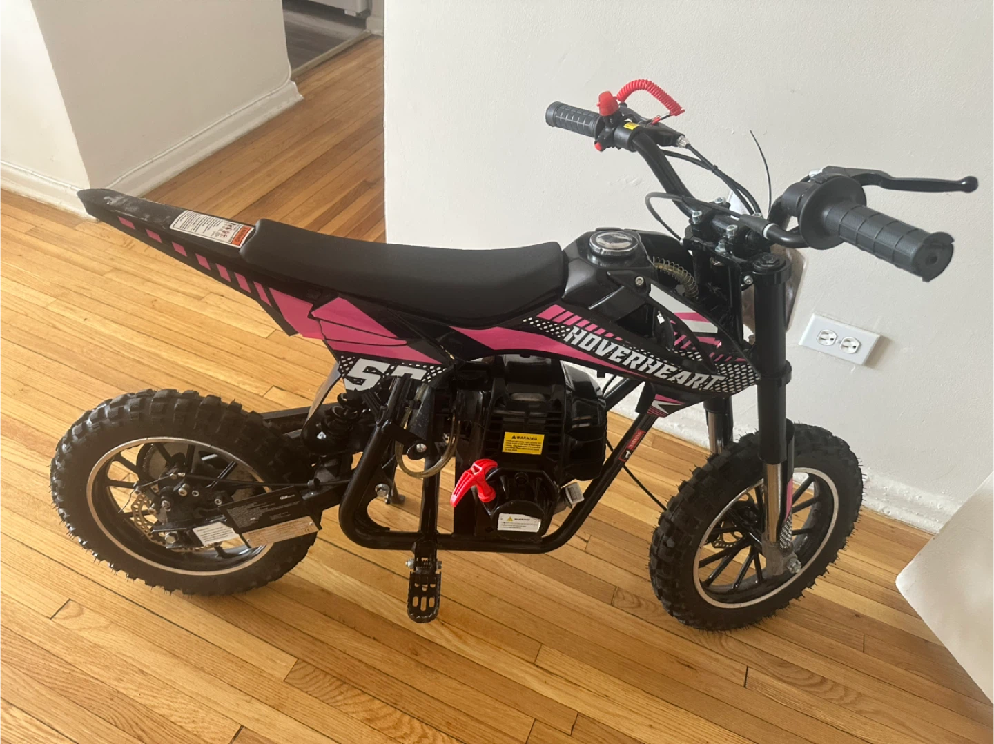 Hoverheart 50cc Mini Dirt Bike - Pink/Black - photo 2