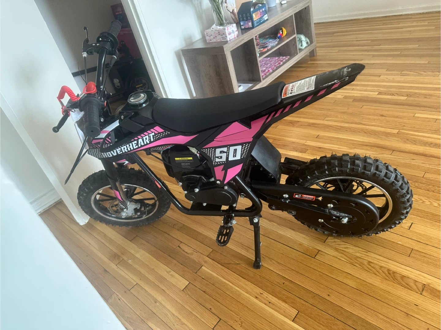 Hoverheart 50cc Mini Dirt Bike - Pink/Black - photo 3