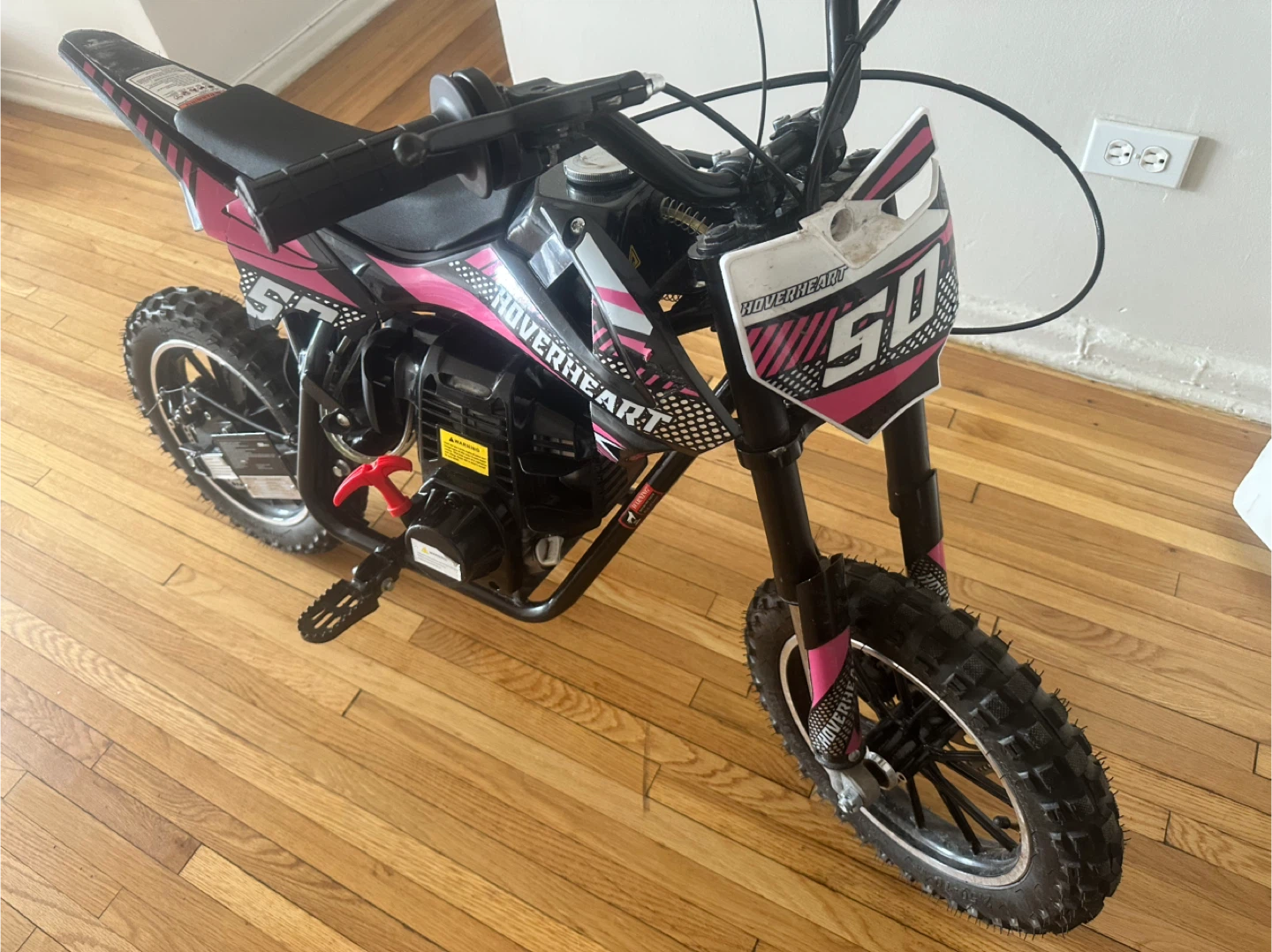 Hoverheart 50cc Mini Dirt Bike - Pink/Black - photo 4