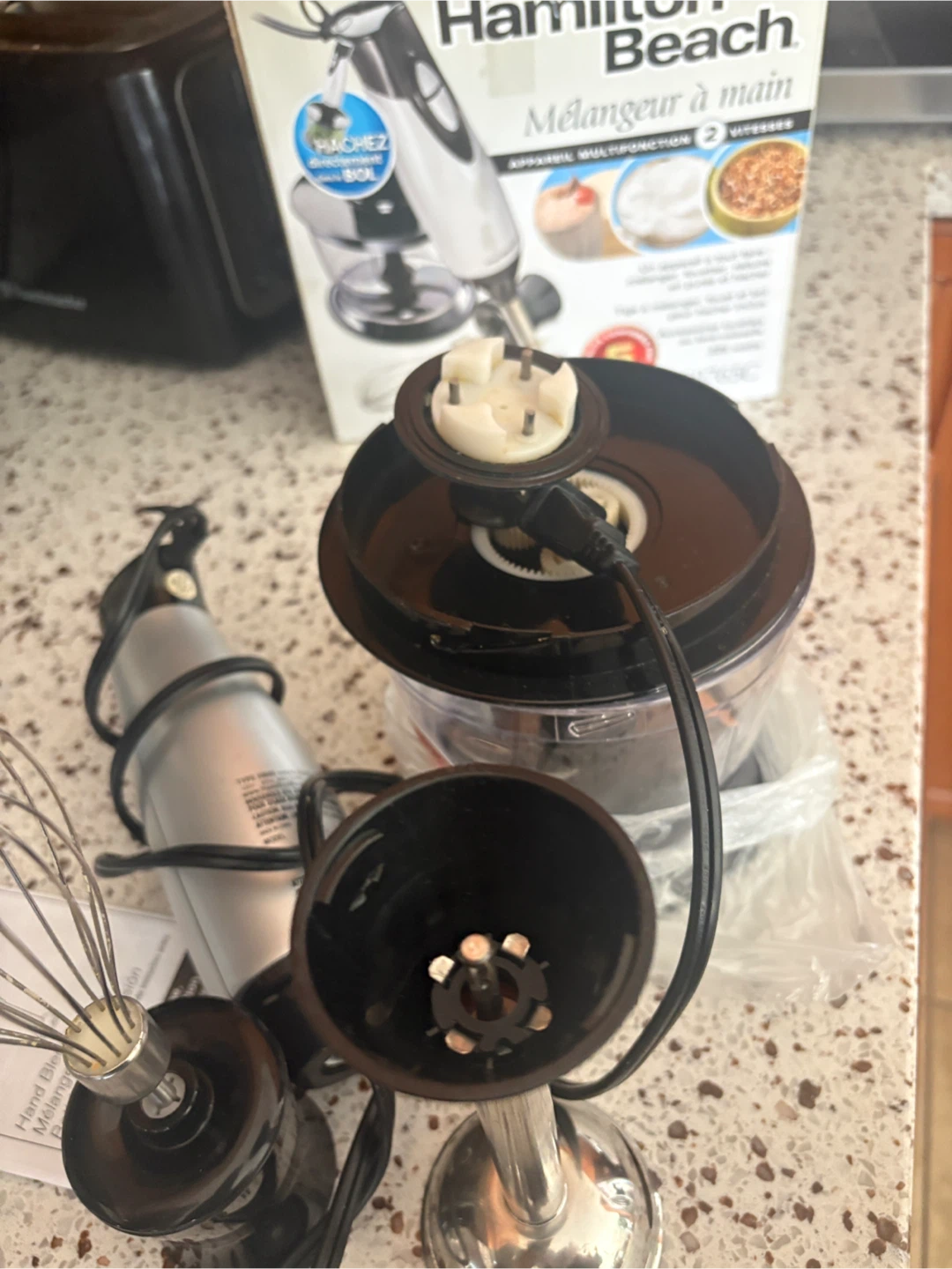 ❤️95% new-Hamilton Beach Multifunction Hand Blender - photo 3