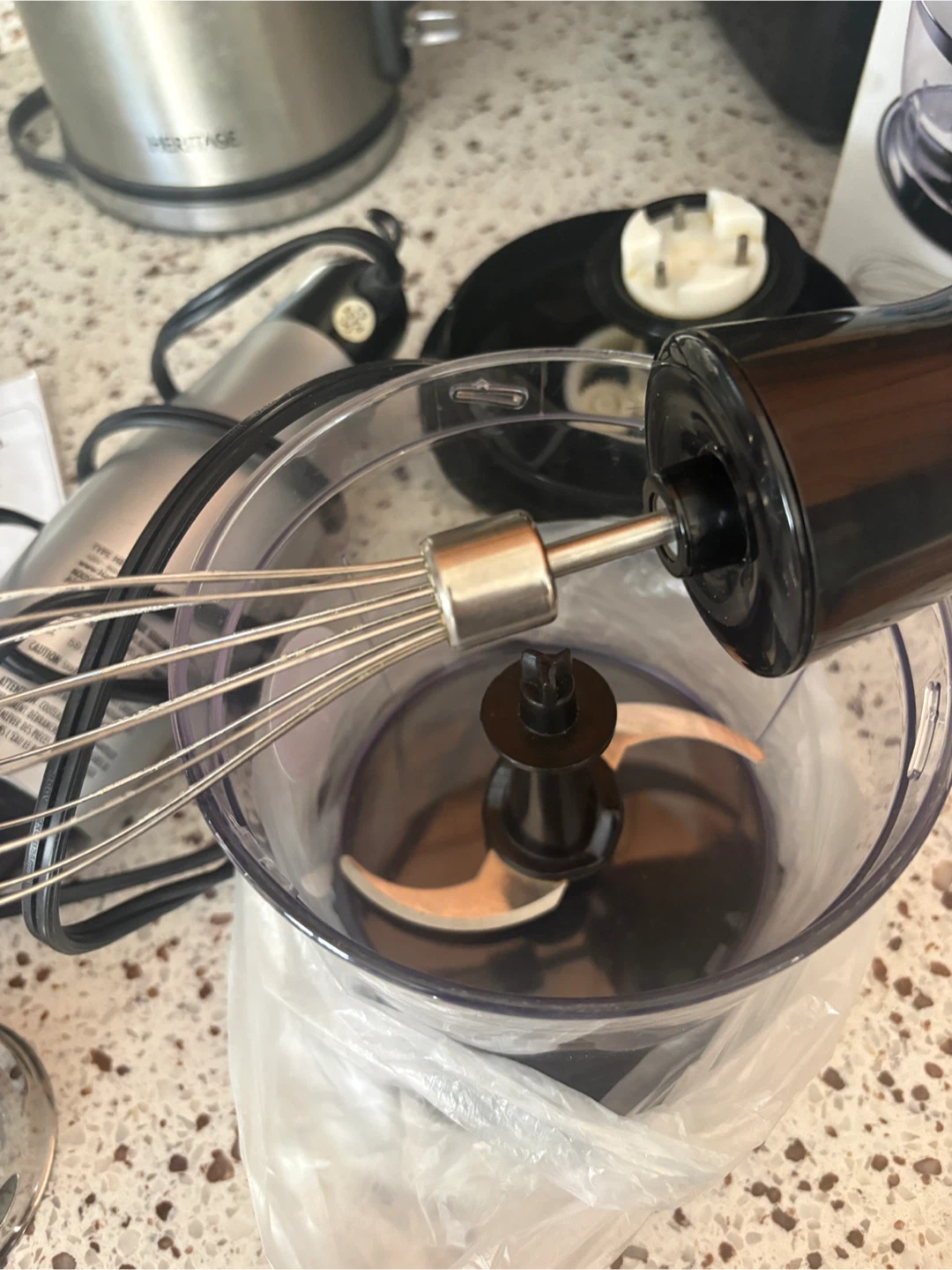 ❤️95% new-Hamilton Beach Multifunction Hand Blender - photo 4