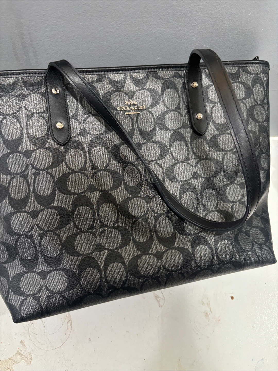 Coach Monogram Tote Bag