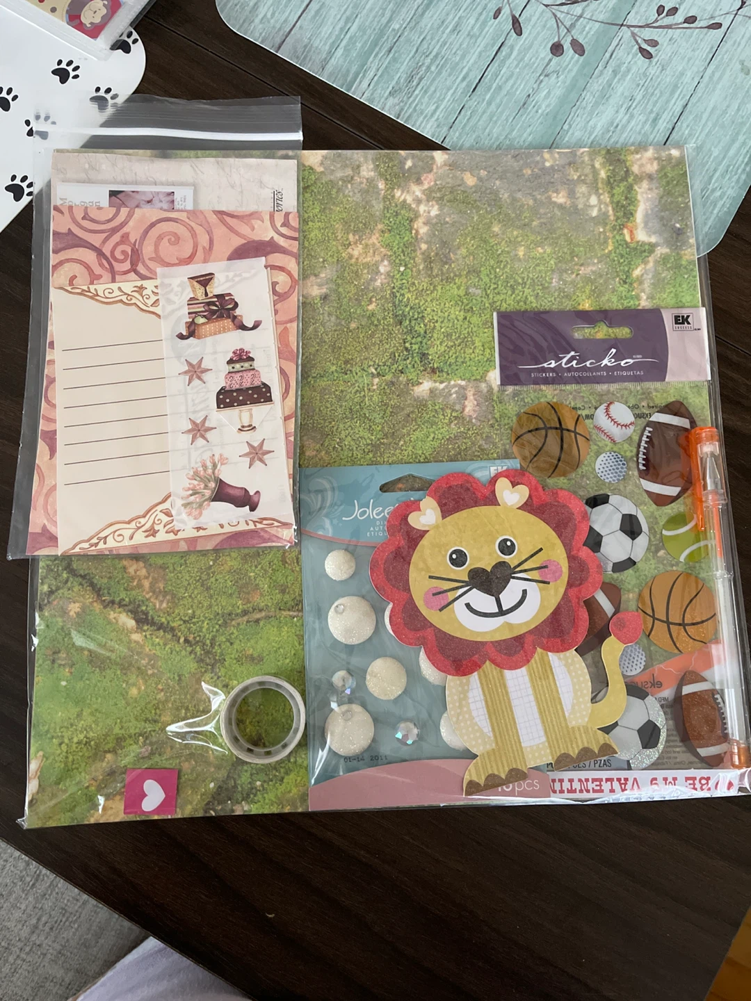 Jolee's and EK Sticko Scrapbooking Stickers Lot