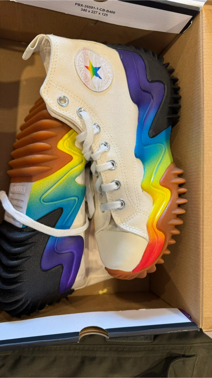 Converse Run Star Motion Rainbow High Top Sneakers - photo 3