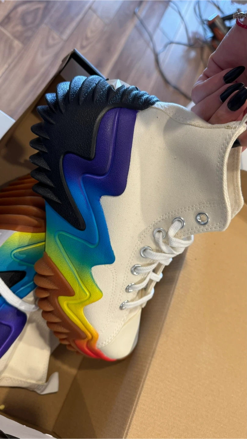 Converse Run Star Motion Rainbow High Top Sneakers - photo 2