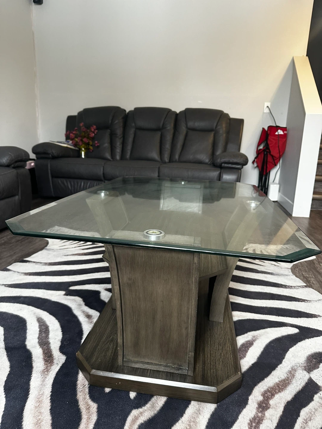 Glass Top Coffee Table - photo 4