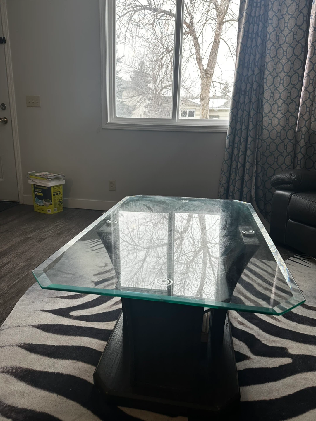 Glass Top Coffee Table - photo 2