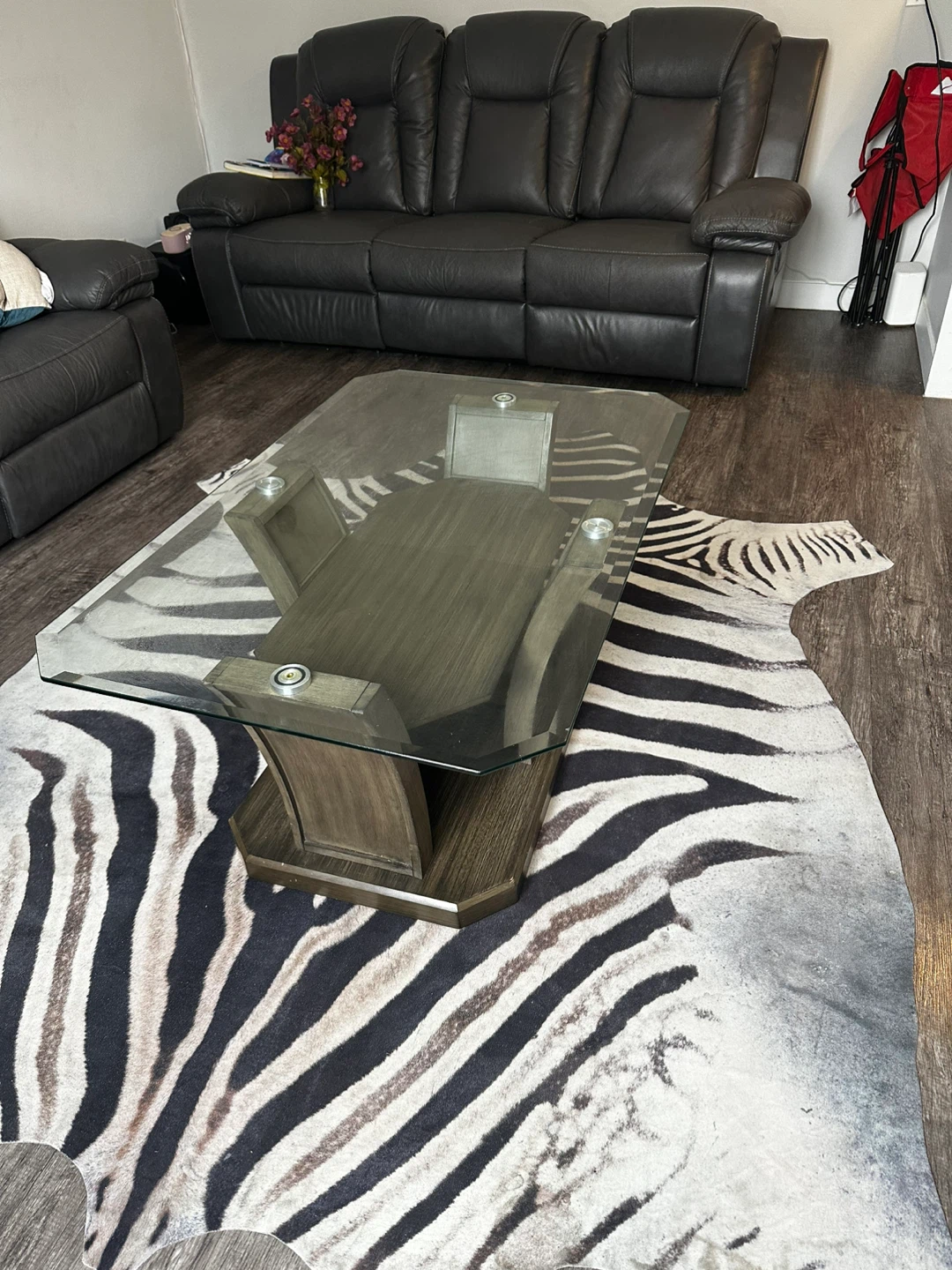 Glass Top Coffee Table - photo 3