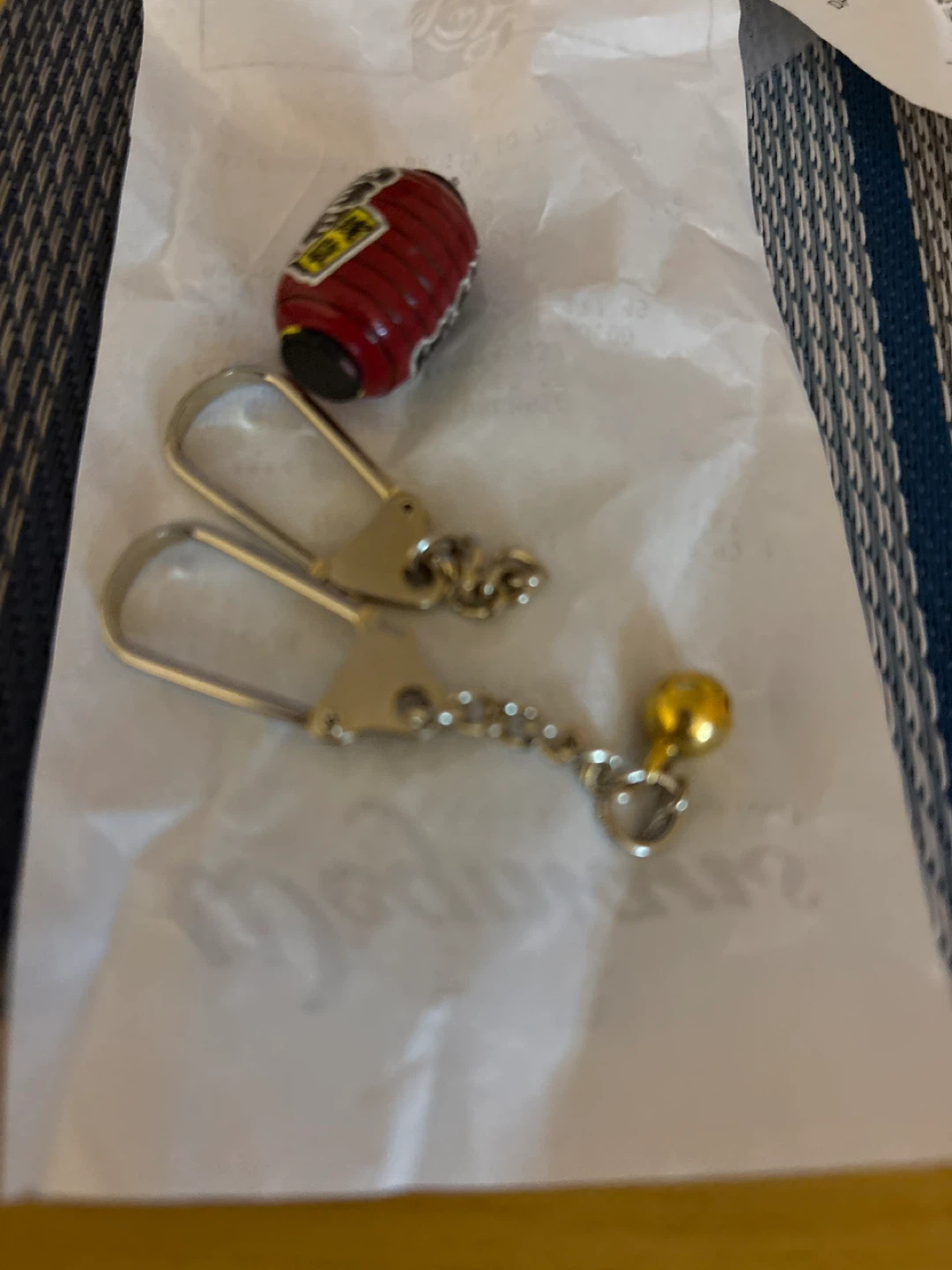 Japanese Lantern Keychain Charm - photo 2