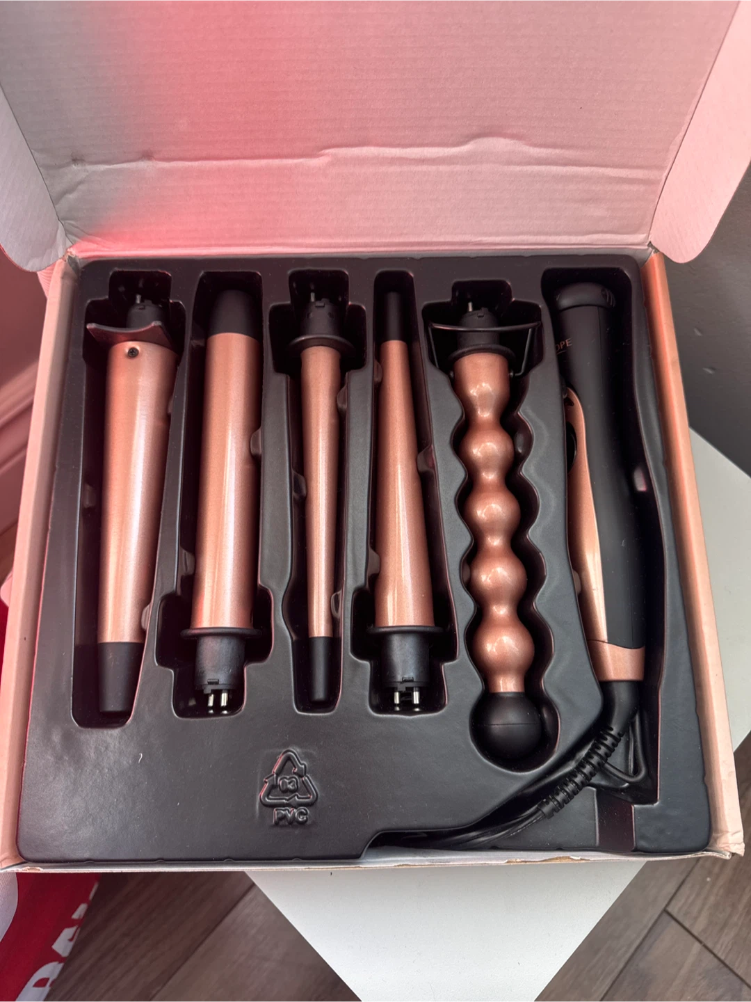 BESTOPE 5 in 1 Curling Wand Set - photo 2