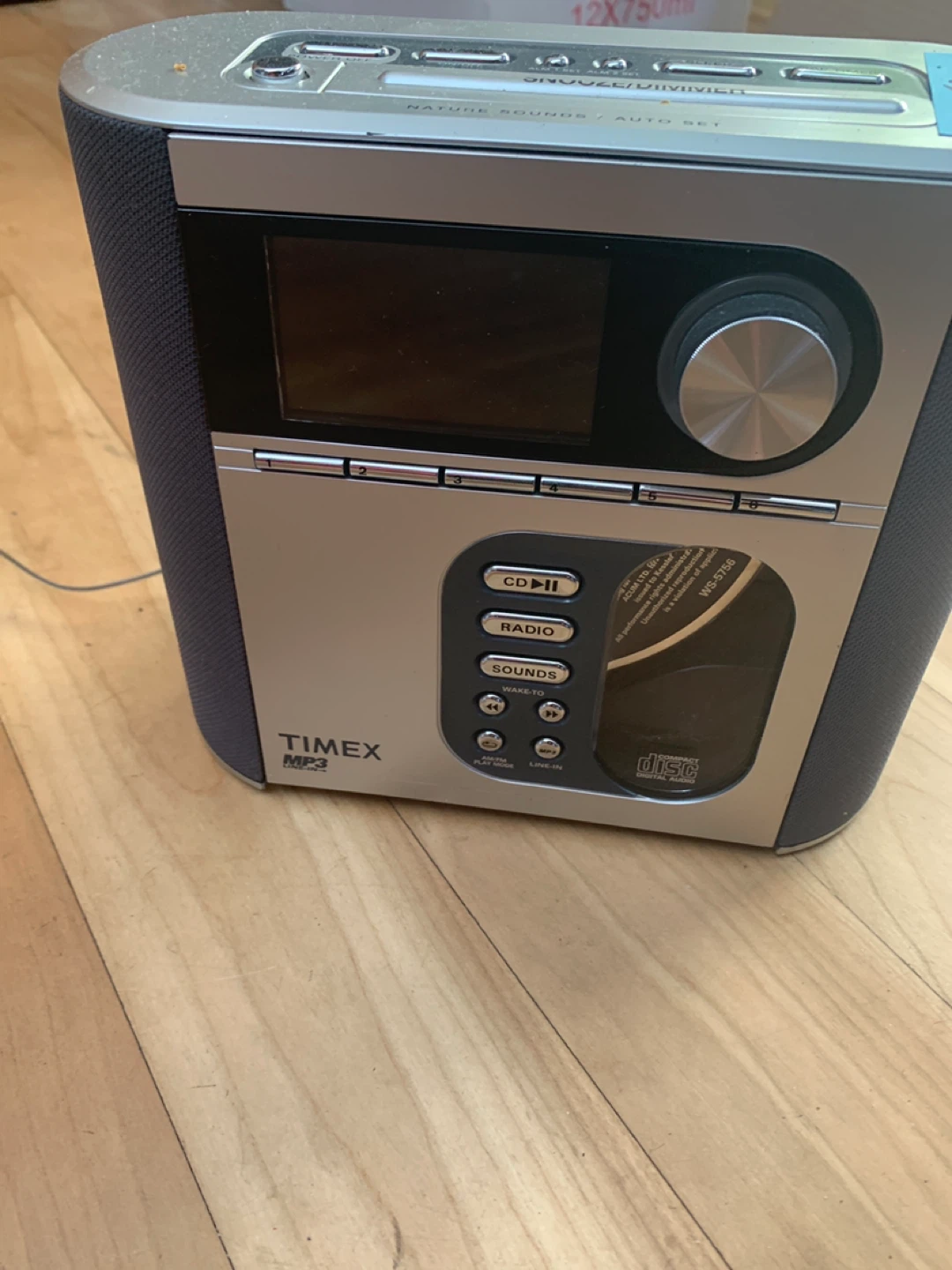 Timex cd/radio/ or nature sounds alarm clock