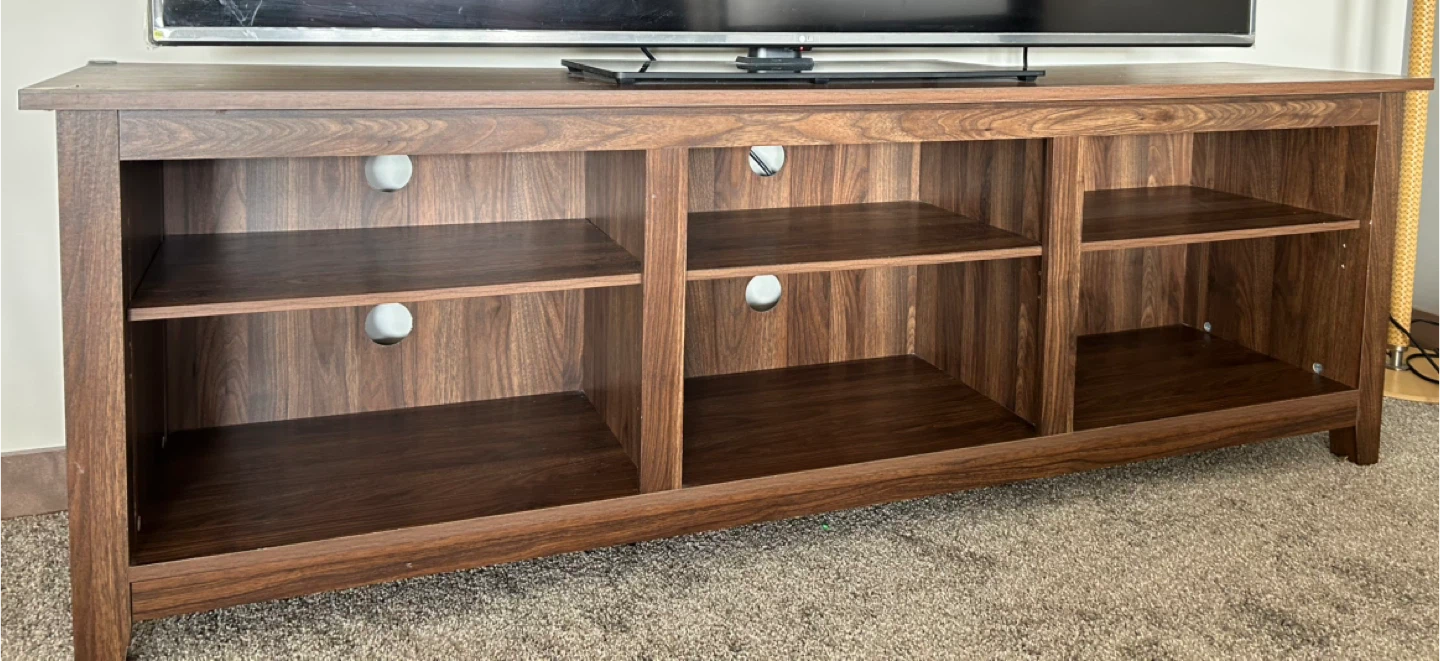 Wood TV Stand - photo 2
