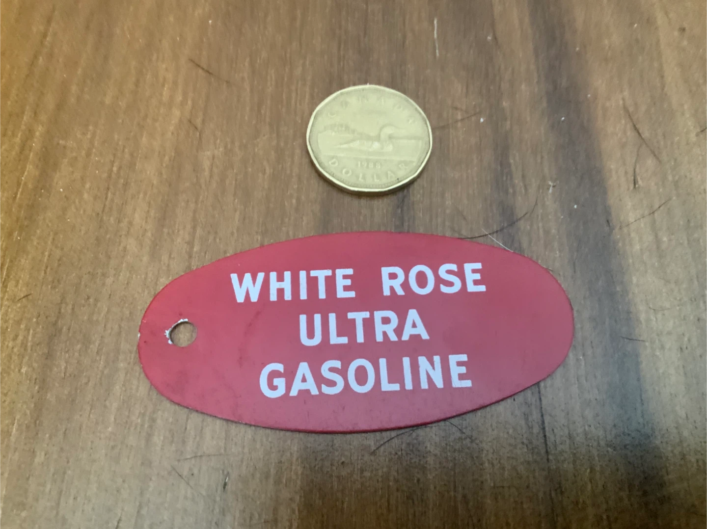 White Rose Ultra Gasoline Keychain