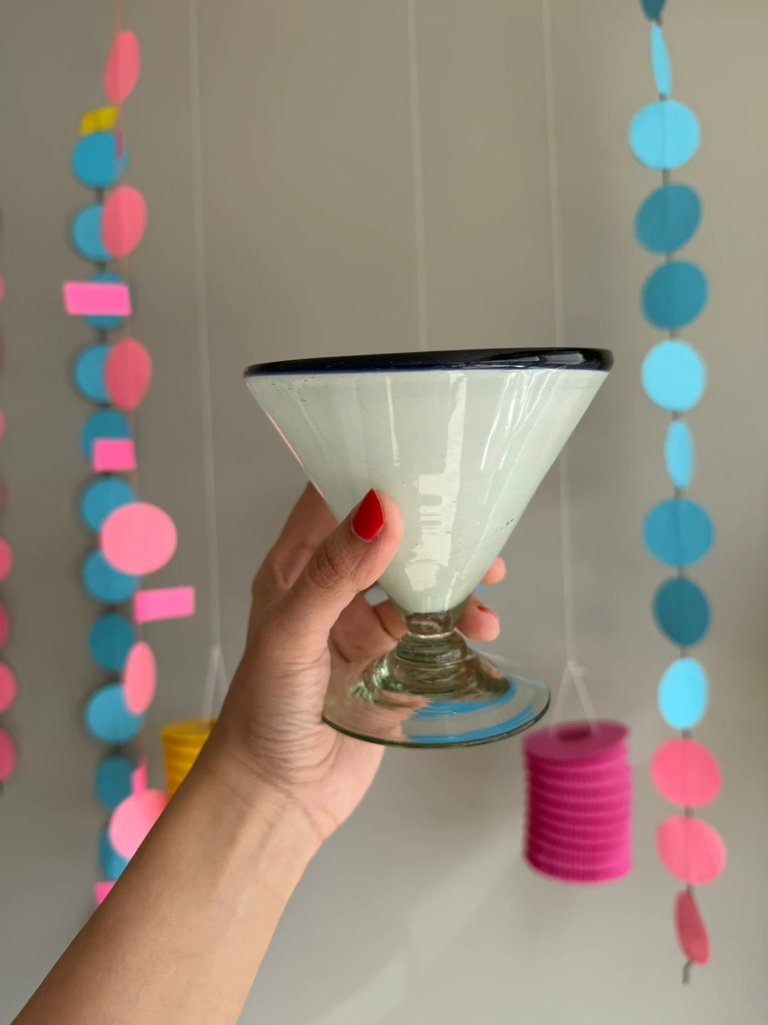 🧡 Glass Margarita Cocktail Glass