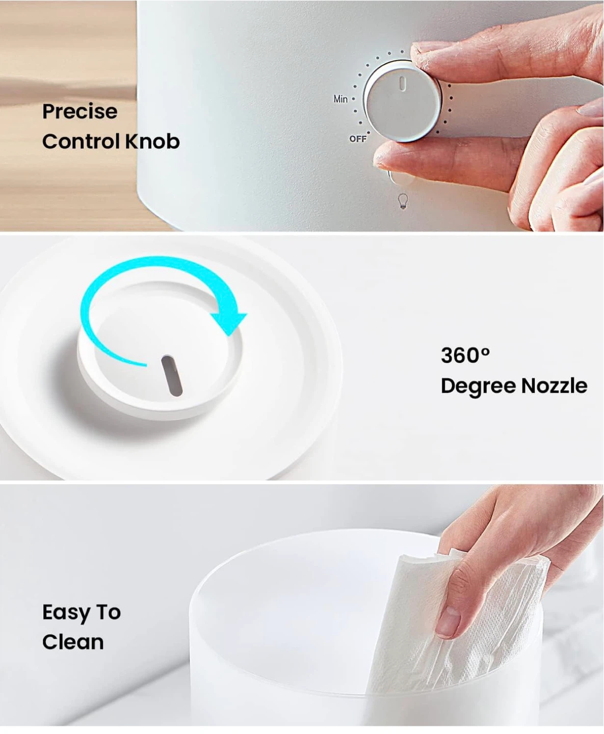 Pharata Cool Mist Humidifier - 2.5L Water Capacity - photo 5