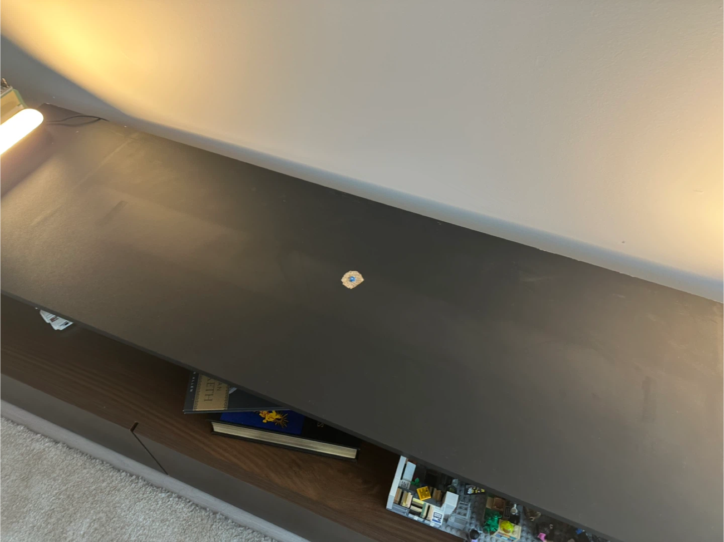 TV Stand/Unit - Dark Wood & Black - photo 5