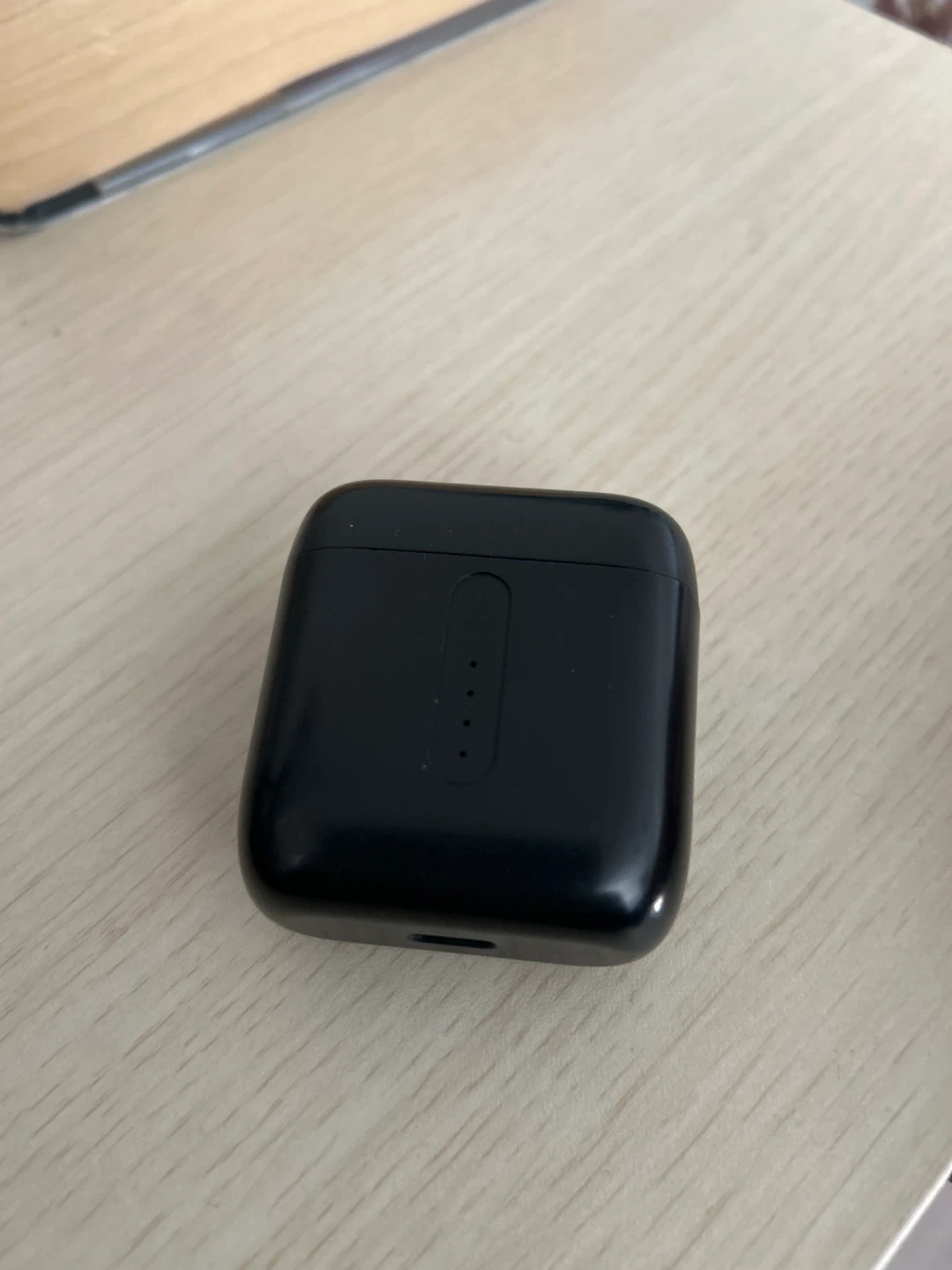 Black Wireless Earbuds with Charging Case