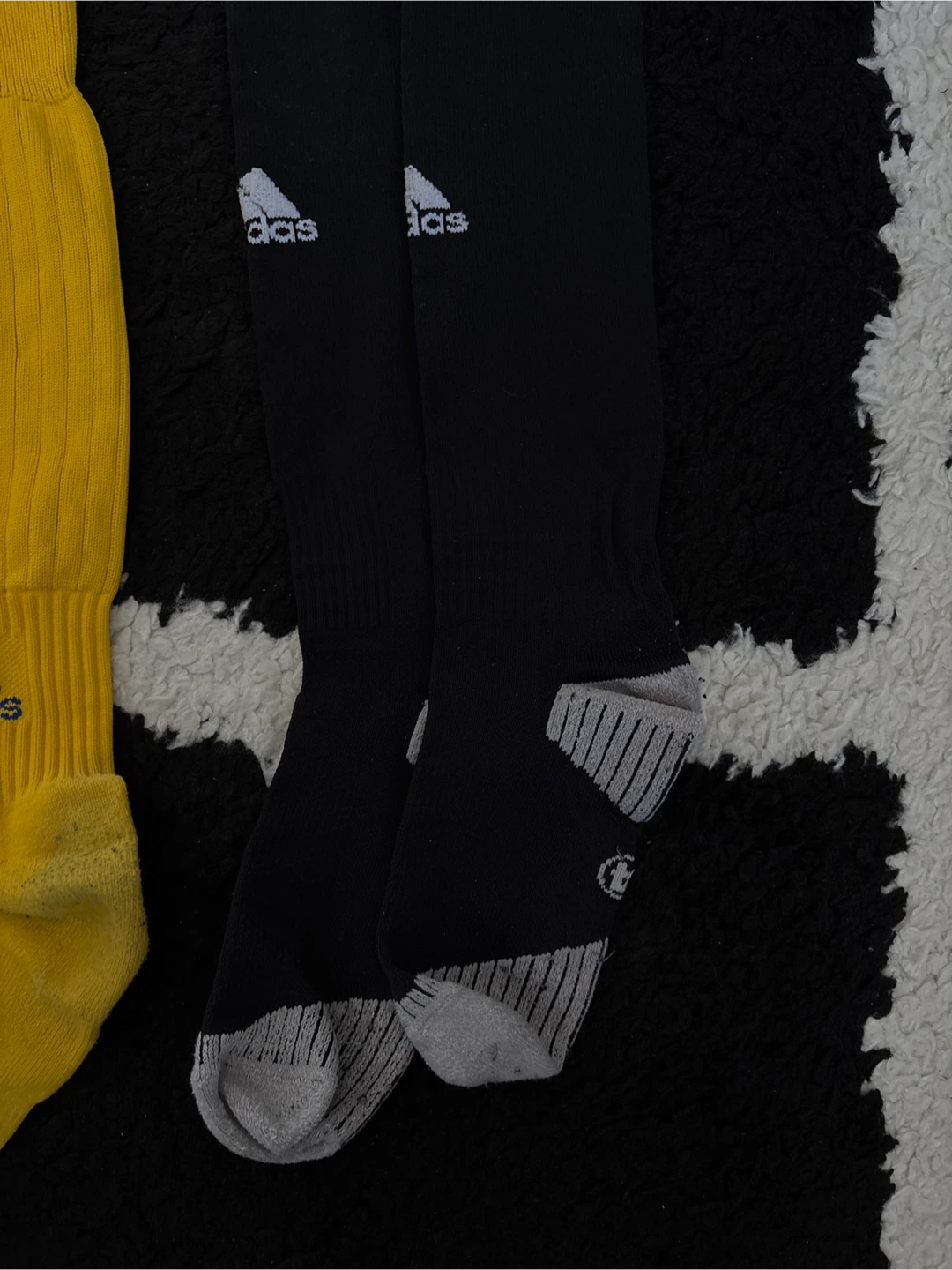 Adidas Soccer Socks - Yellow & Black - photo 3