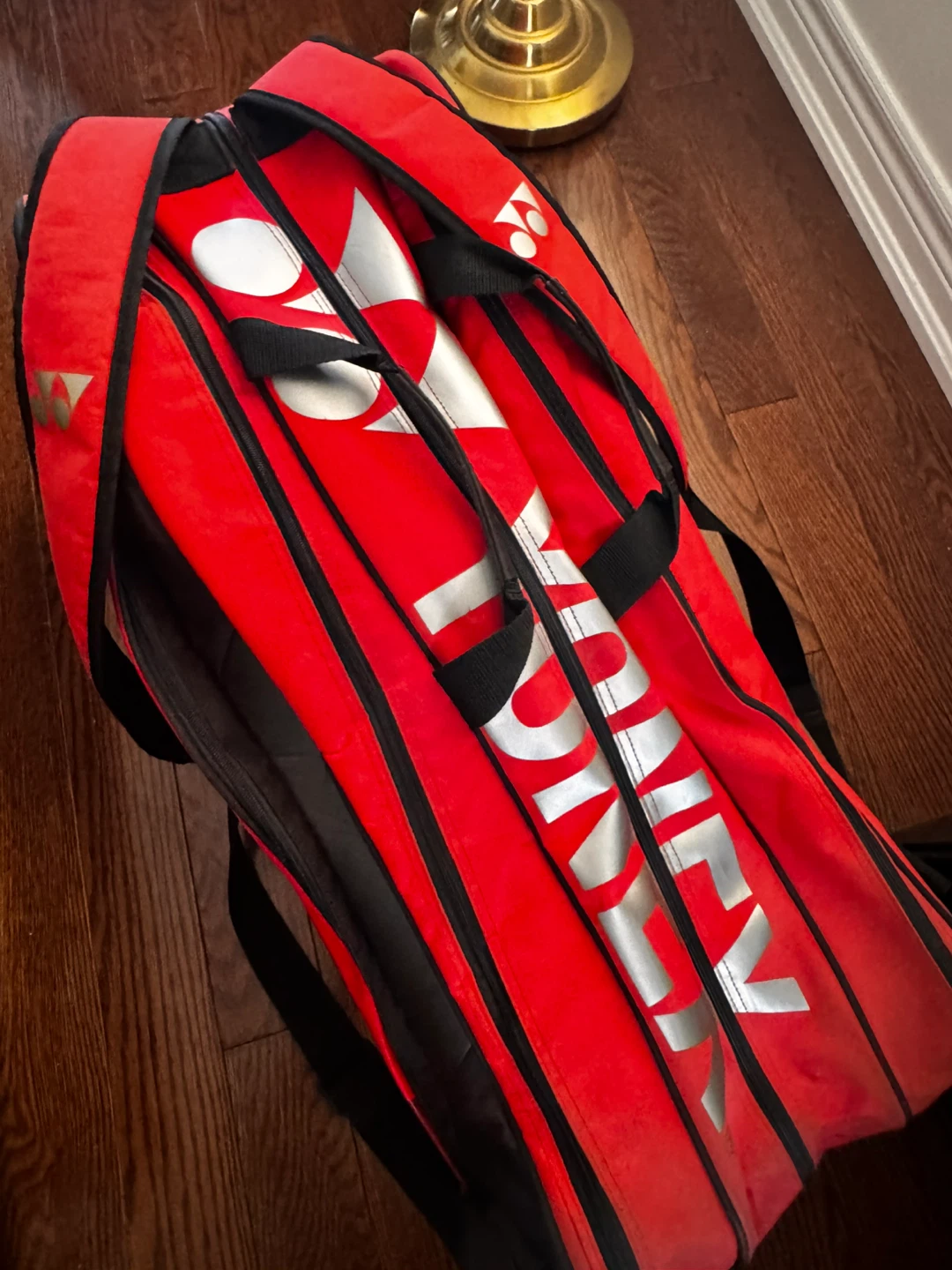 Yonex red tennis bag