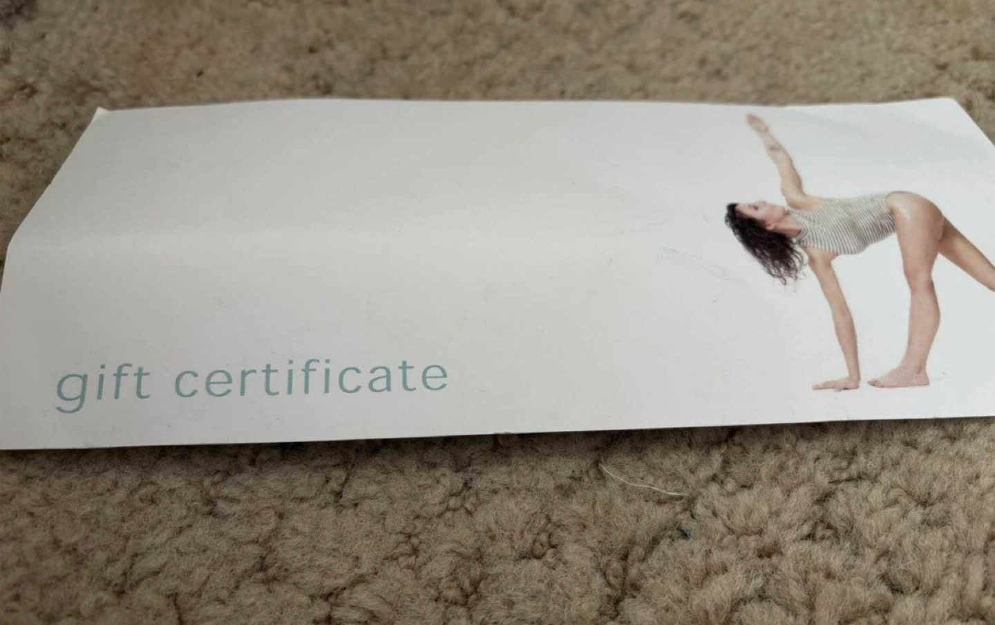 $40 Pure Living Yoga Gift Certificate