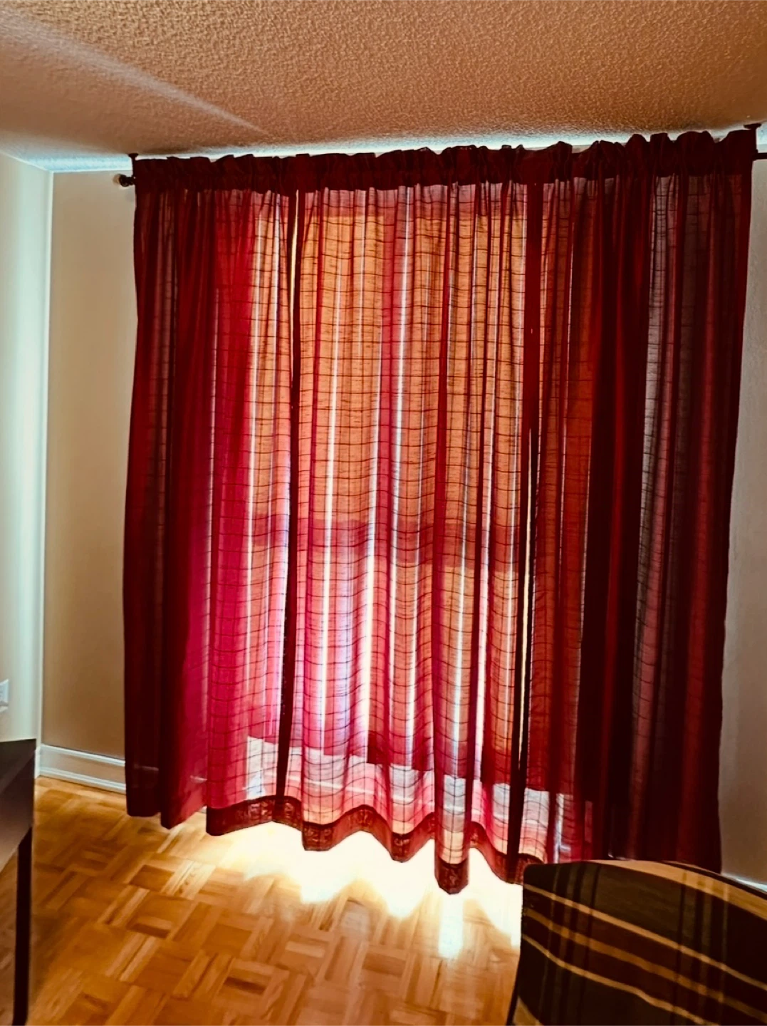 Three beautiful curtains