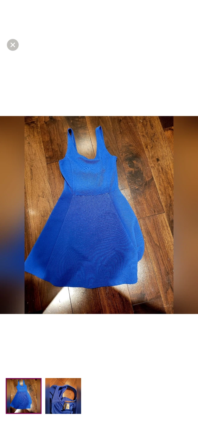 Divided by H&M Blue Fit and Flare Dress