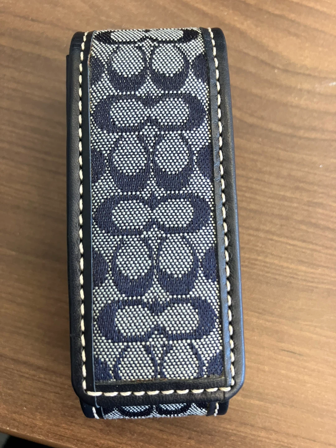 Coach Monogram Lipstick Case