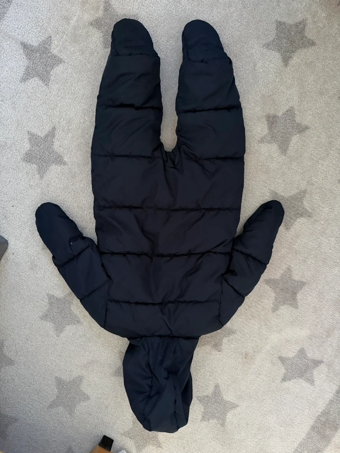 Old Navy Navy Blue Puffer Snowsuit Bunting - Size 6-12 Months - photo 2