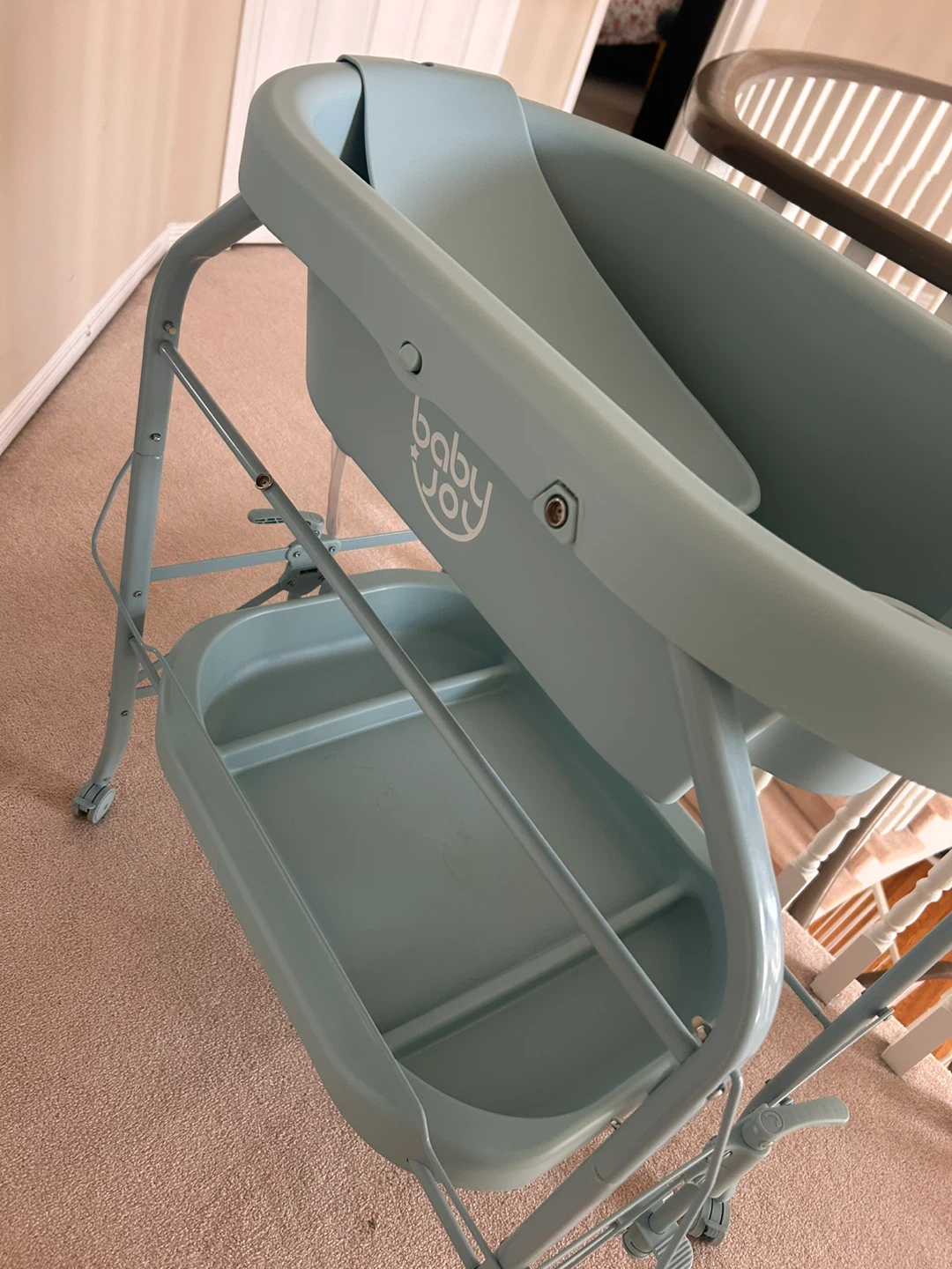 Baby Joy Baby Bathtub with Stand and Giraffe Insert - photo 4
