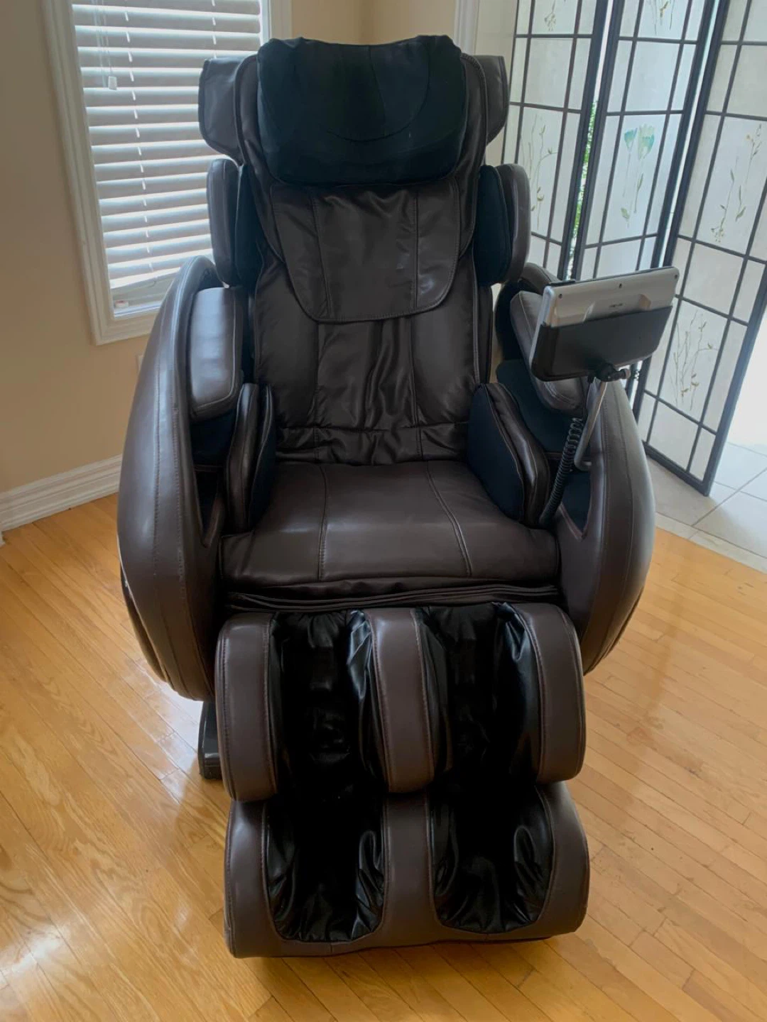 Brown Leather Massage Chair