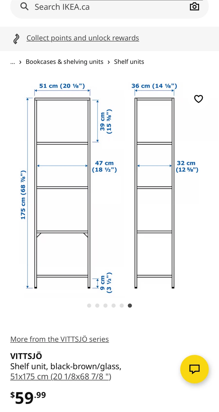 IKEA VITTSJÖ Shelf Unit 2x (Pick up only) - photo 3