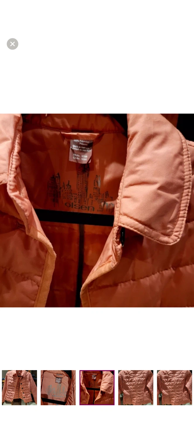 Olsen Europe Quilted Jacket - Pink