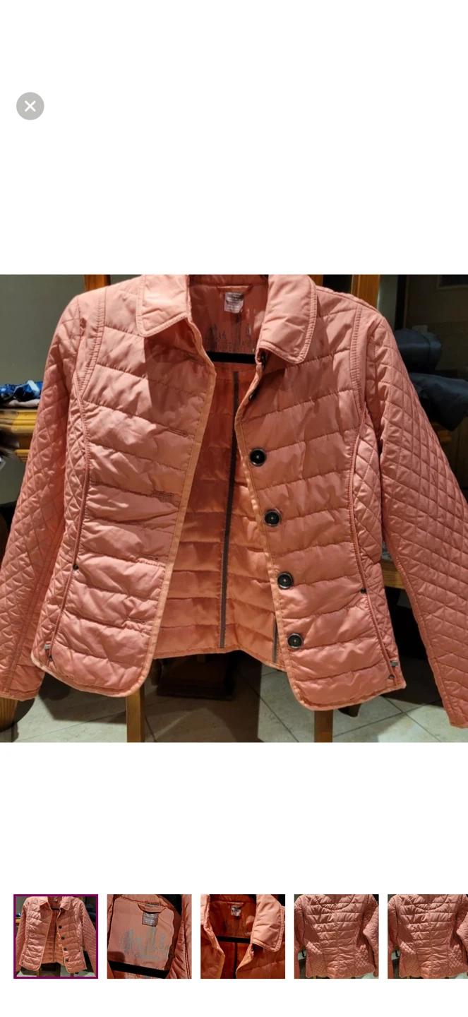 Olsen Europe Quilted Jacket - Pink - photo 4