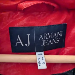 Armani Jeans Red Puffer Jacket