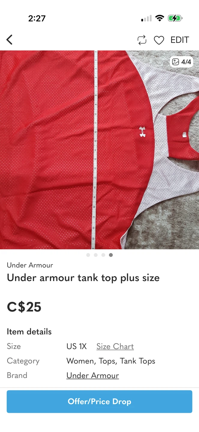 Under Armour Tank Top - Plus Size - photo 2