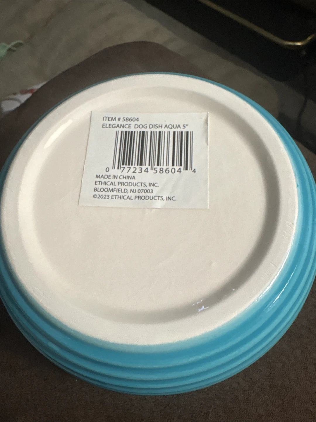 Ethical Products Elegance Dog Dish Aqua 5" - photo 2