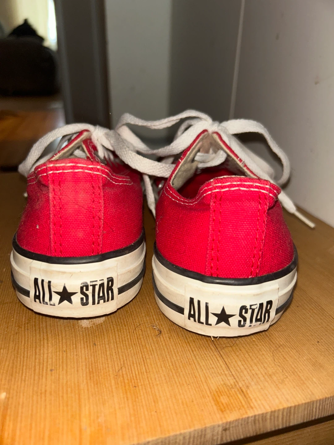 Woman’s 6.5 Converse All Star Red Low top - photo 2