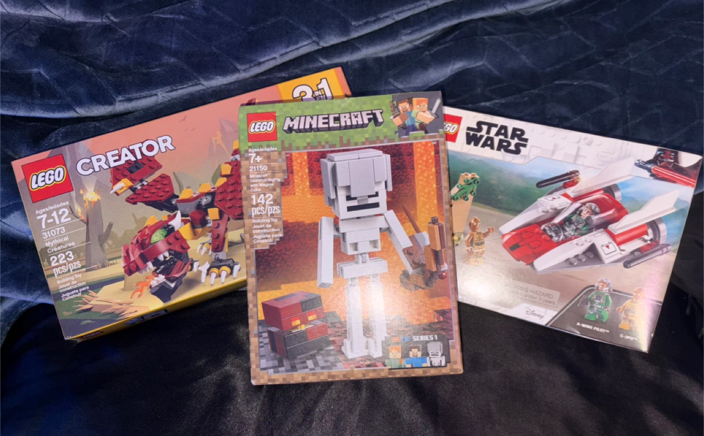 Three LEGO Sets, never opened