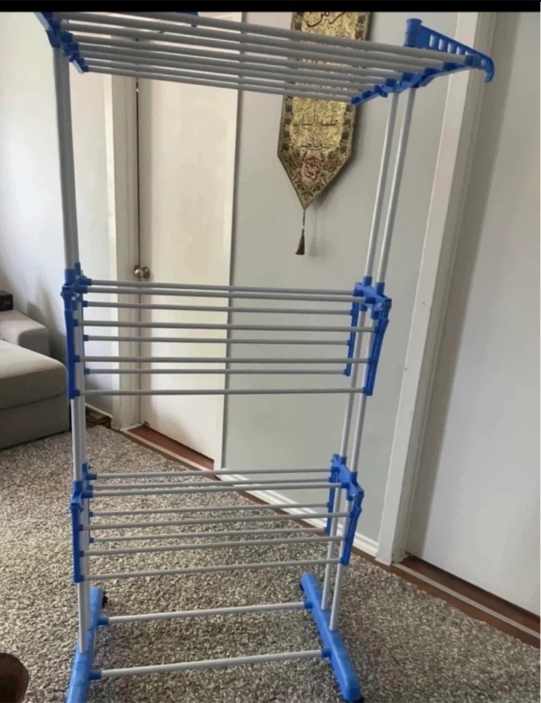 3-Tier Rolling Drying Rack "🧡"
