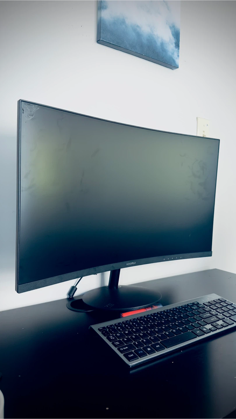 Koorui 27” curved monitor